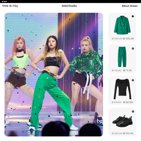 green sweatpants outfit with green blazer