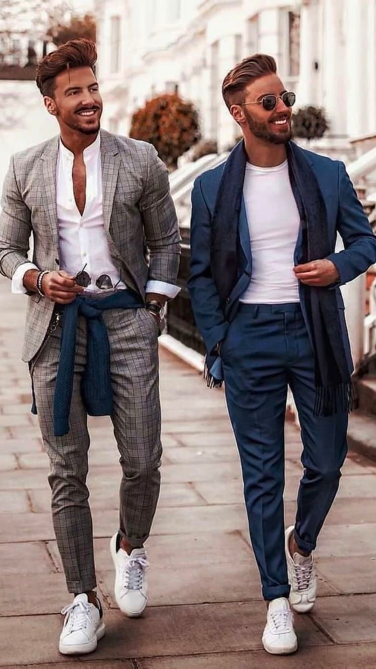 Men's Semi-formal Casual Suit Tuxedo Action