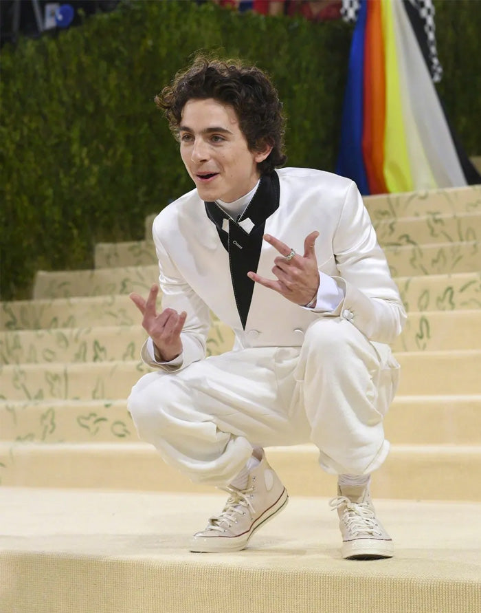 Timothée Chalamet 2021 Met Gala Men's Dresses Big Roundup