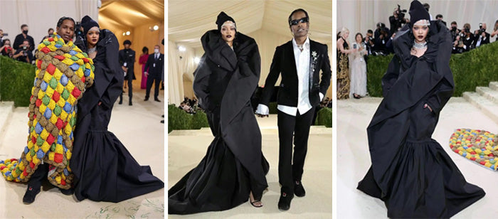 Riri Rihanna and her boyfriend ASAP Rocky 2021 met gala