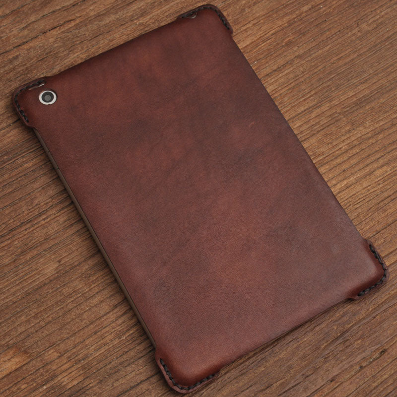 Custom Vintage Genuine Leather iPad mini 2 3 4 5, Business Gift, Back-to-School Gift