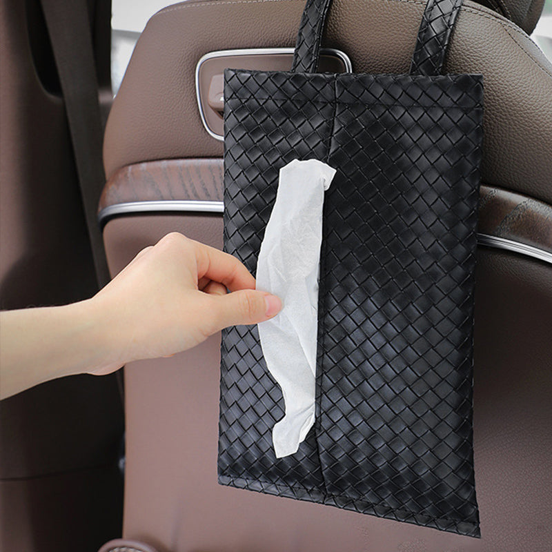 Seat Back Hanging Car Tissue Box, Universal Auto Interior Accessories Car Storage