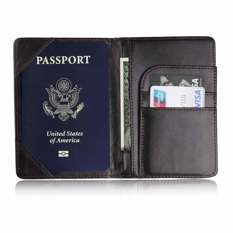 PU leather Passport Clip, ID Card Holder Customisable