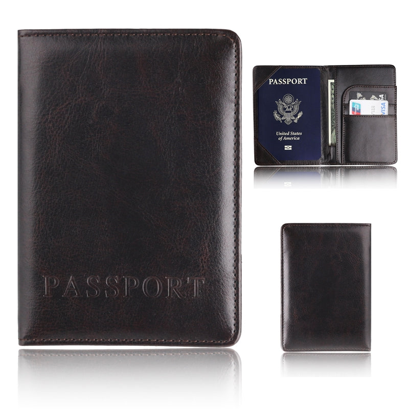 PU leather Passport Clip, ID Card Holder Customisable