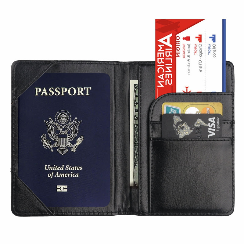 PU leather Passport Clip, ID Card Holder Customisable
