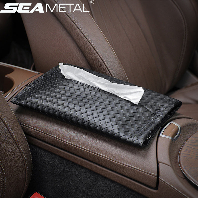 Seat Back Hanging Car Tissue Box, Universal Auto Interior Accessories Car Storage