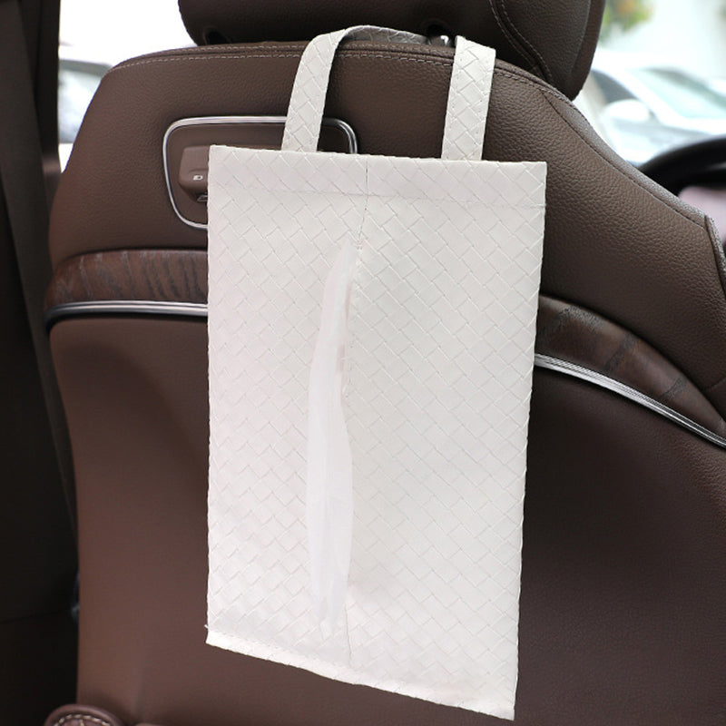 Seat Back Hanging Car Tissue Box, Universal Auto Interior Accessories Car Storage