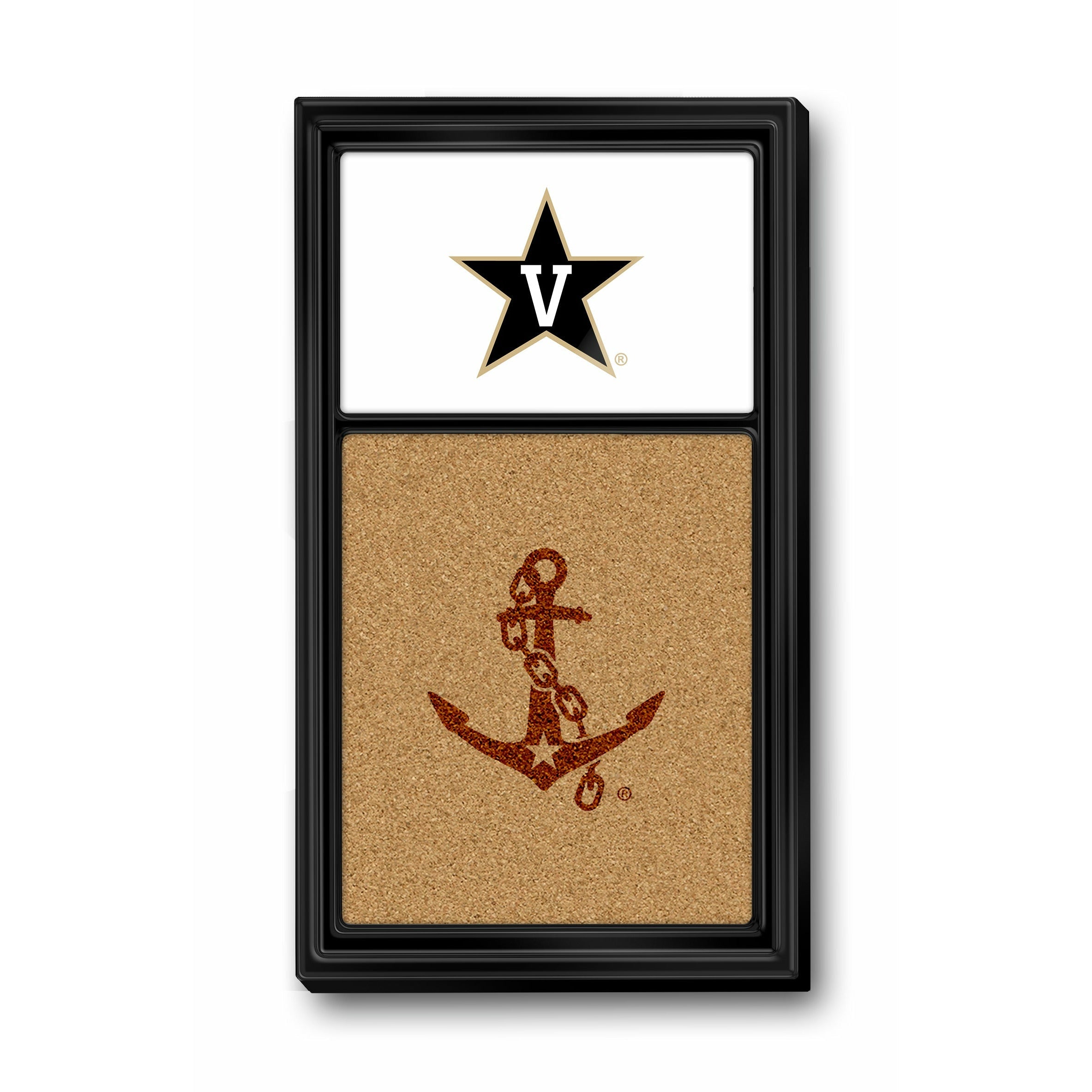 Vanderbilt Commodores: Dual Logo - Cork Note Board