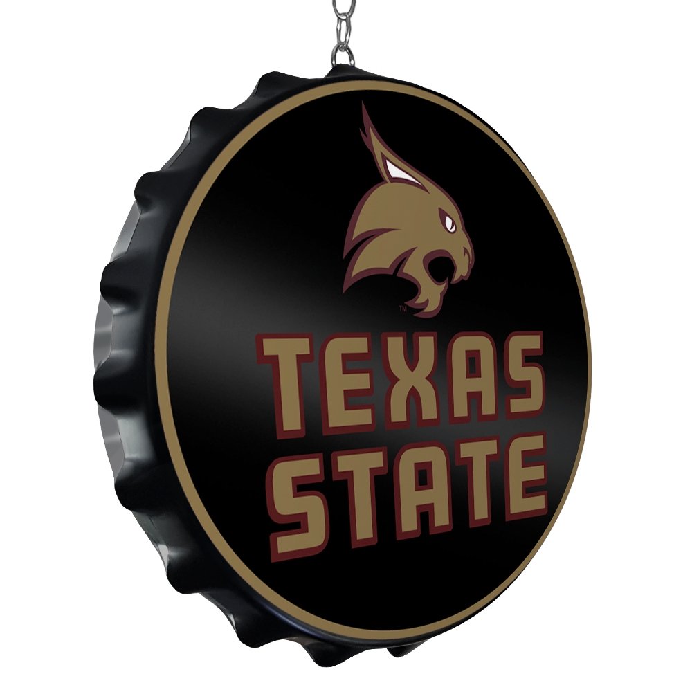 Texas State Bobcats: Bottle Cap Dangler