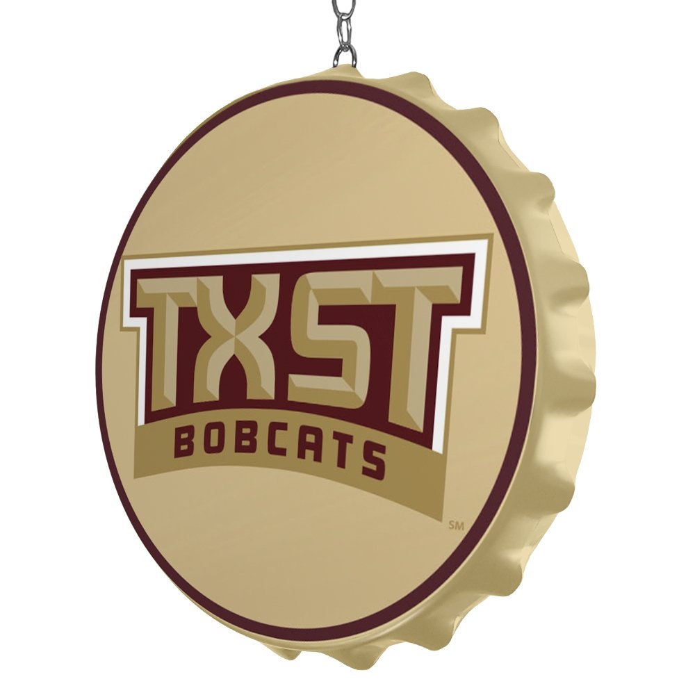Texas State Bobcats: Bottle Cap Dangler