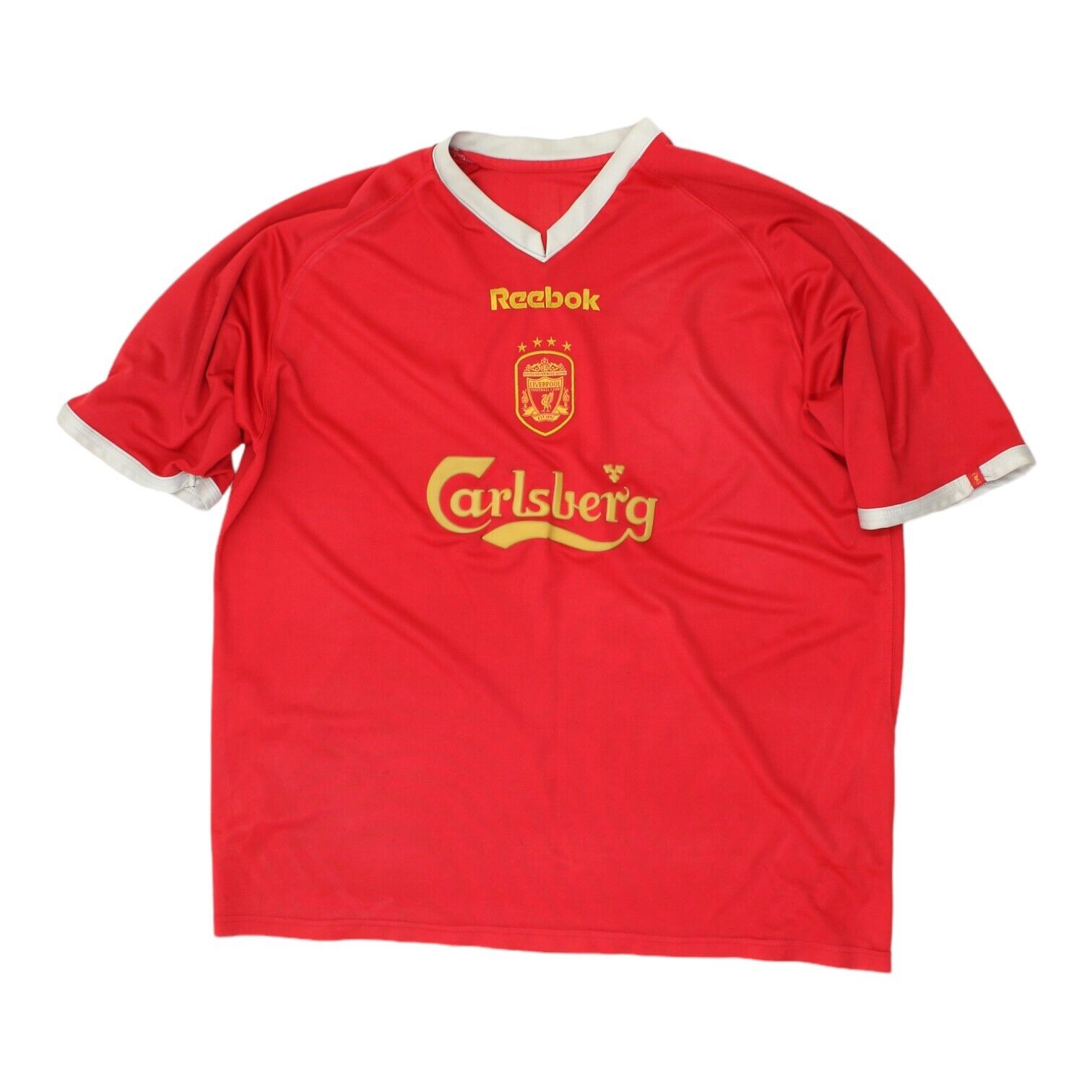 Liverpool 2000/01 Mens Red Reebok Home Shirt | Vintage Premier League Jersey VTG