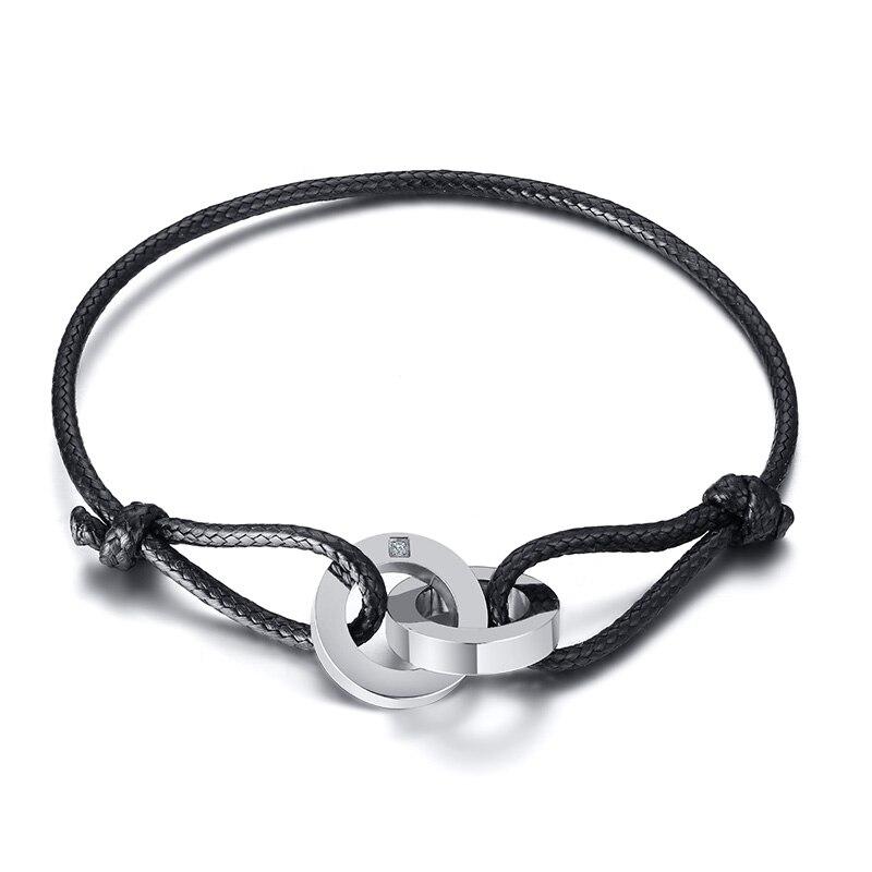 Circle Duo Minimalist Rope Bracelet