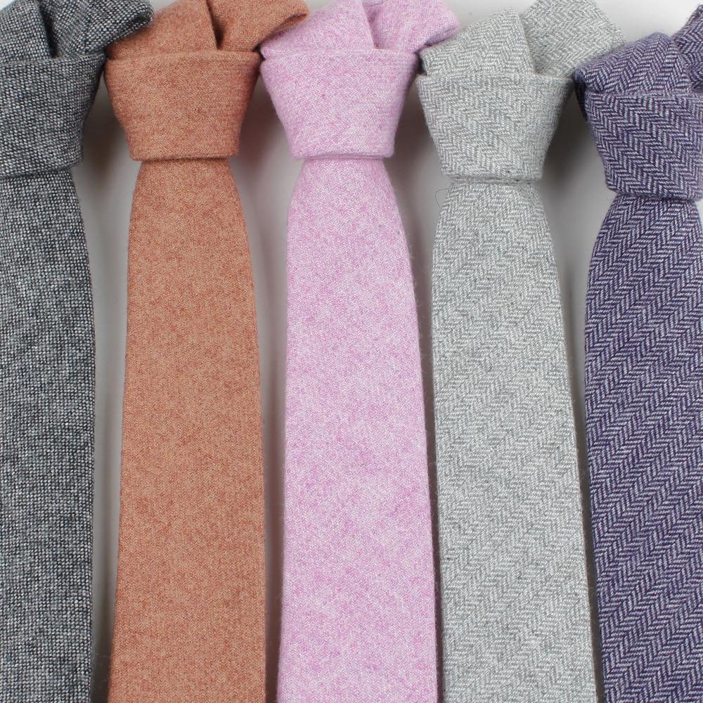 Classy Solid Wool Tie