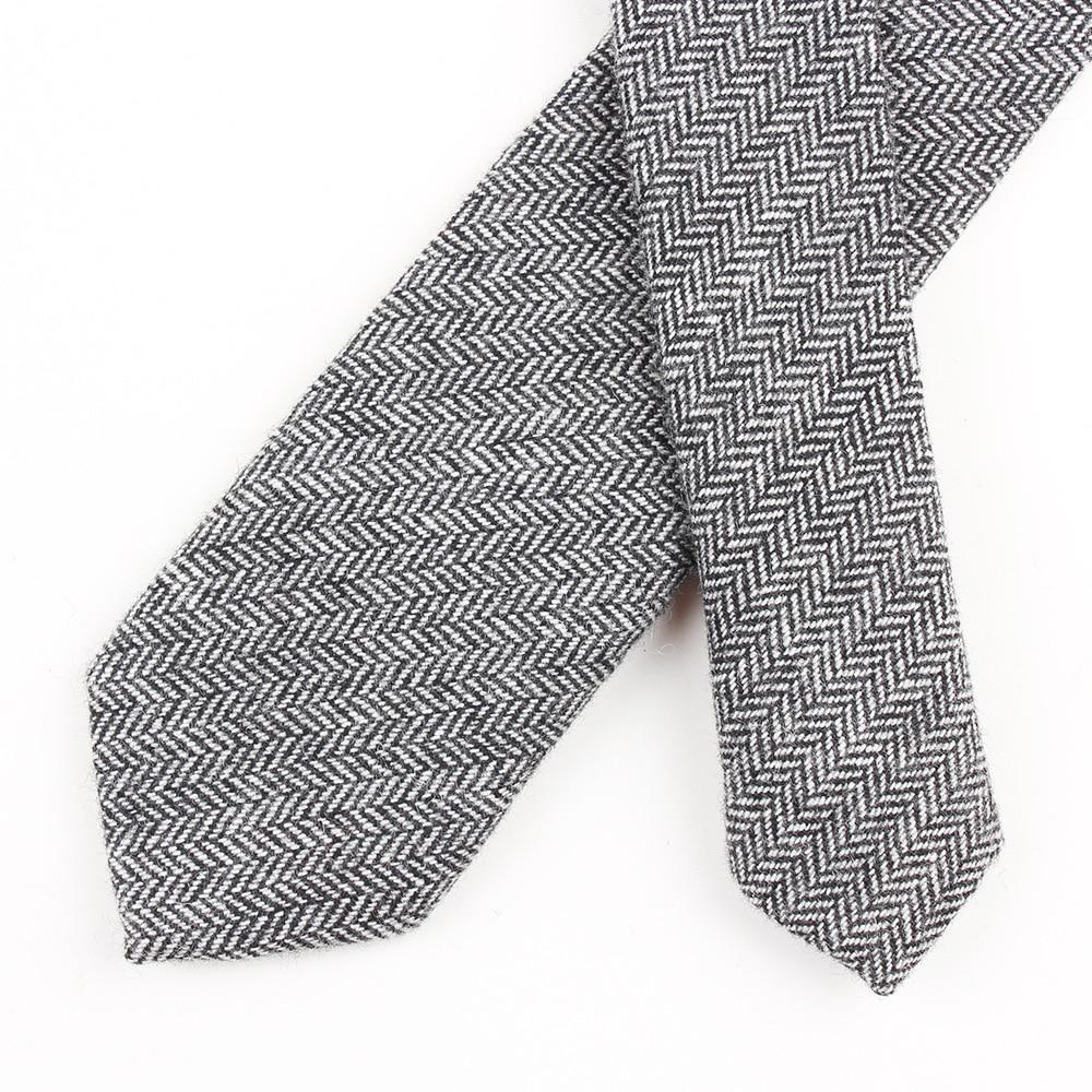 Classy Solid Wool Tie