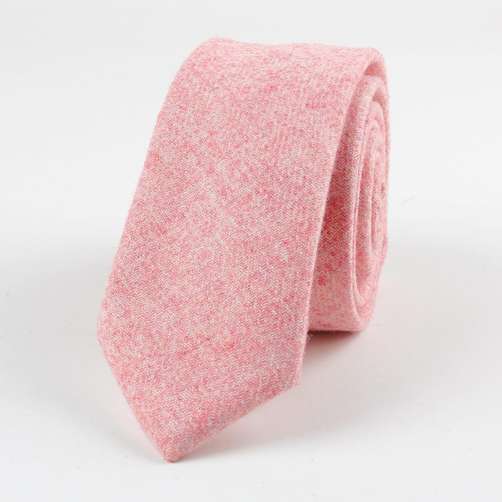 Classy Solid Wool Tie