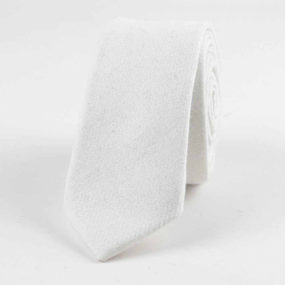 Classy Solid Wool Tie