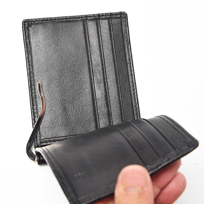 Giulio Ultra Slim Sheepskin Leather Wallet With Money Clip