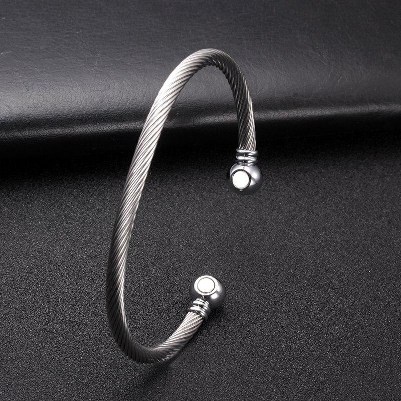 Mikael Stainless Steel Cuff Bracelet