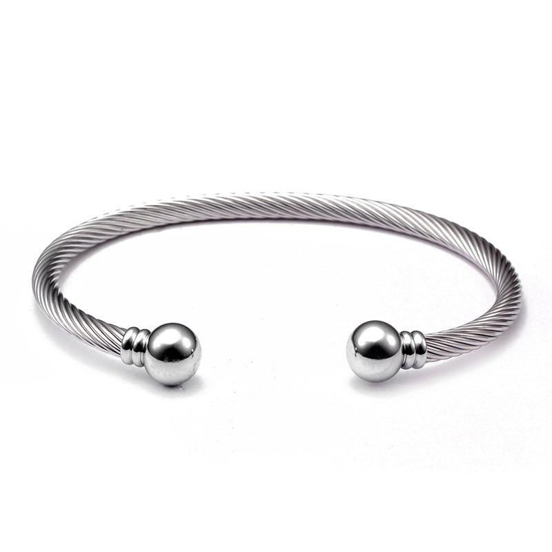 Mikael Stainless Steel Cuff Bracelet