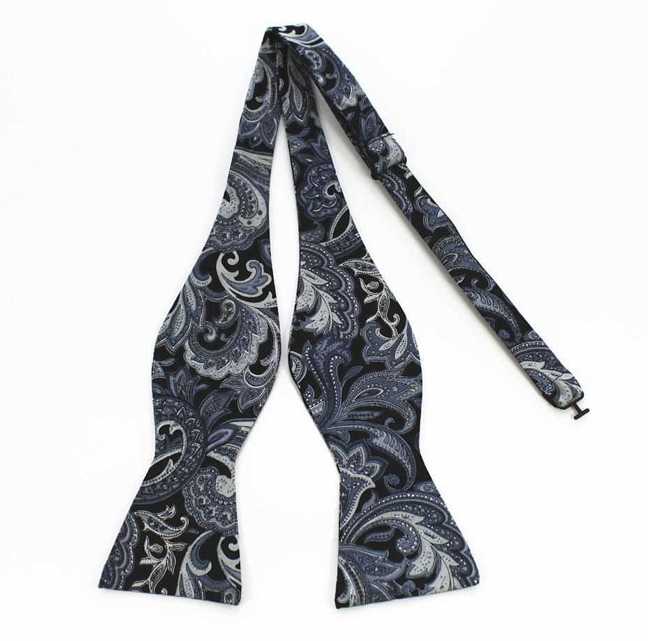 Paisley Cotton Self-Tie Bow Tie