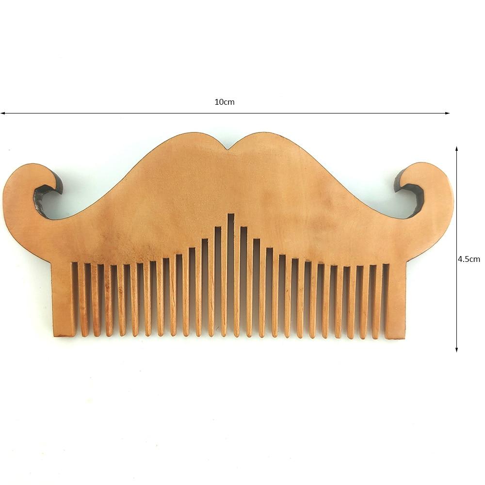 Pearwood Beard and Mustache Comb