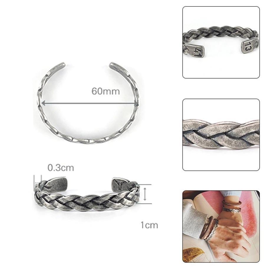 Remus Stainless Steel Cuff Bracelet