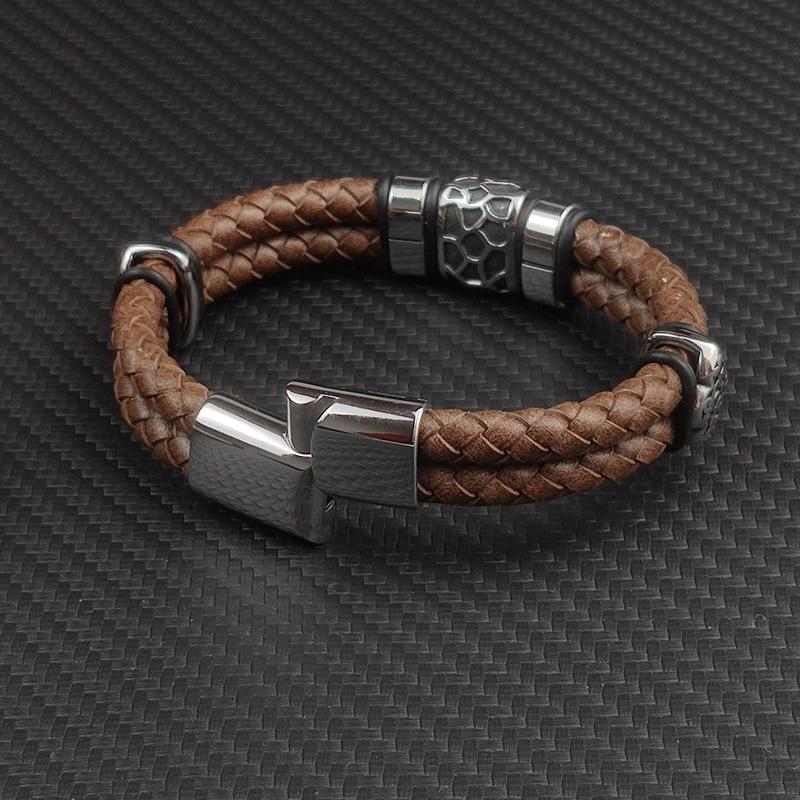 Rickard Nordic Braided Leather Bracelet