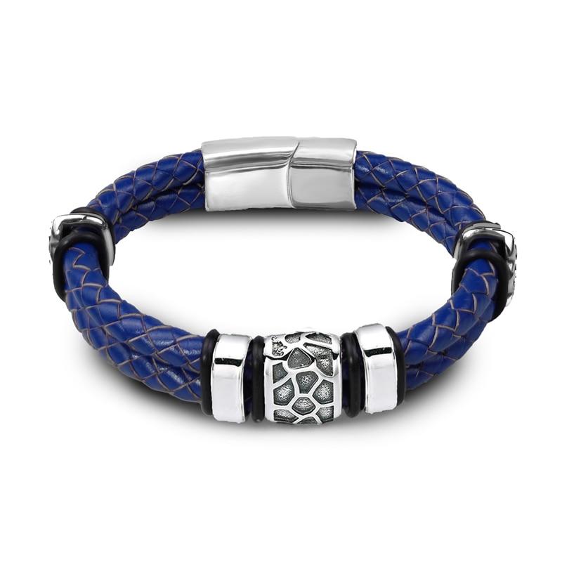 Rickard Nordic Braided Leather Bracelet