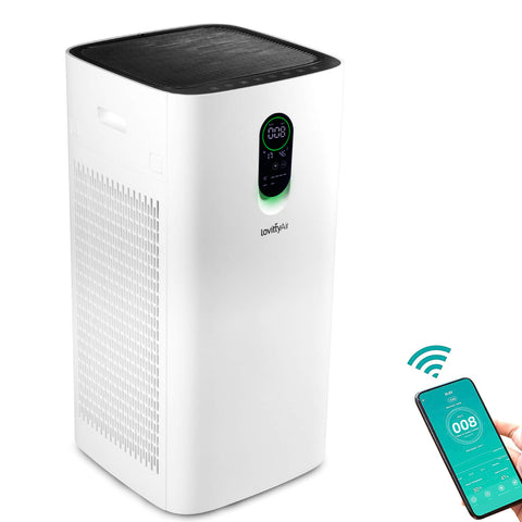 空气净化器为家庭大房间与 wifi 遥控触摸控制