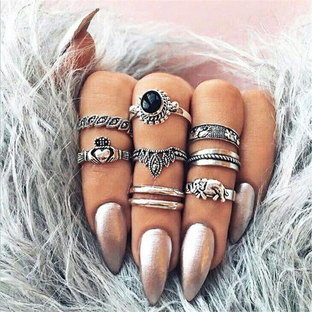 Our Favorite set of rings - Vintage Knuckle Rings!