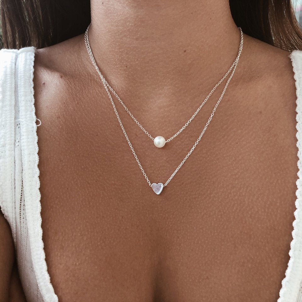 Fashion Tiny Heart Choker Necklace for Women