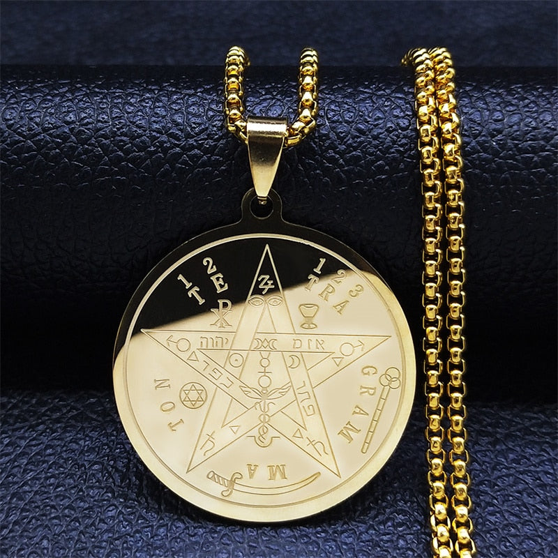 Seal of The Seven Archangels Talisman Medallion Pendant