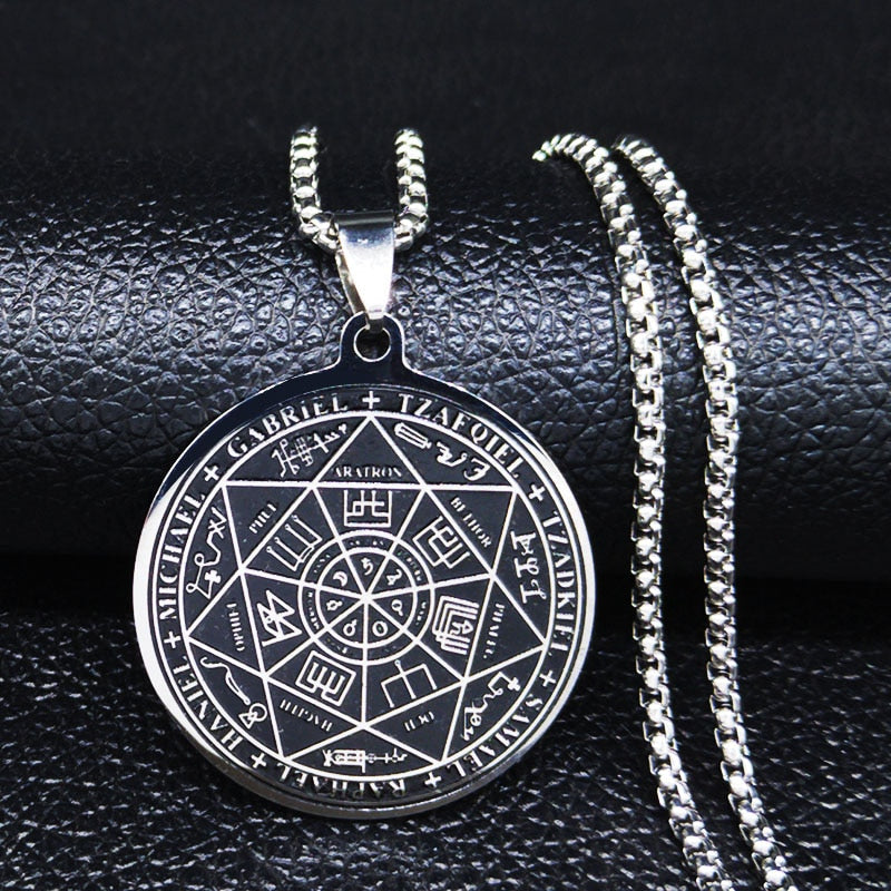 Seal of The Seven Archangels Talisman Medallion Pendant