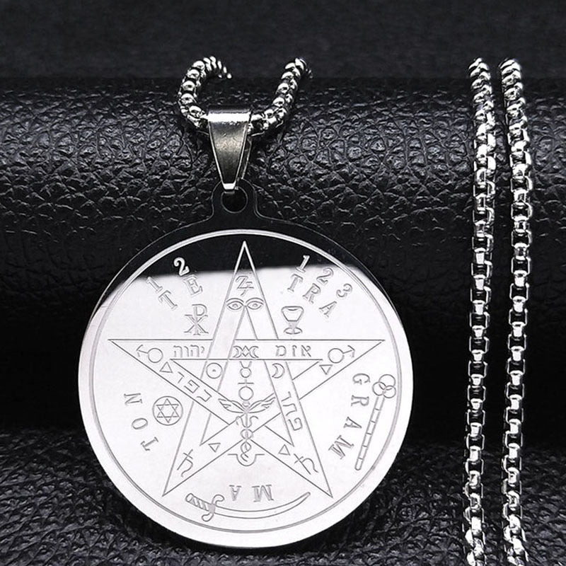 Seal of The Seven Archangels Talisman Medallion Pendant