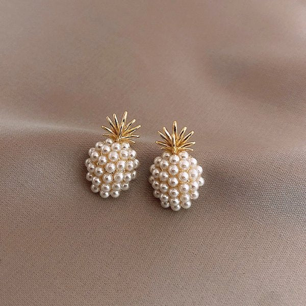 Exquisite Flower Zircon Stud Earrings For Women