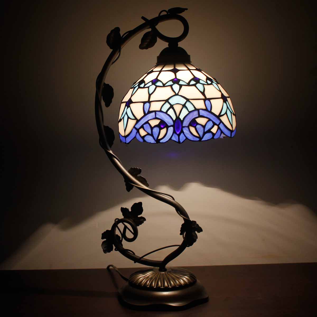 Werfactory® Tiffany Table Lamp 8 Inch Werfactory® Tiffany Table Lamp 8 Inch