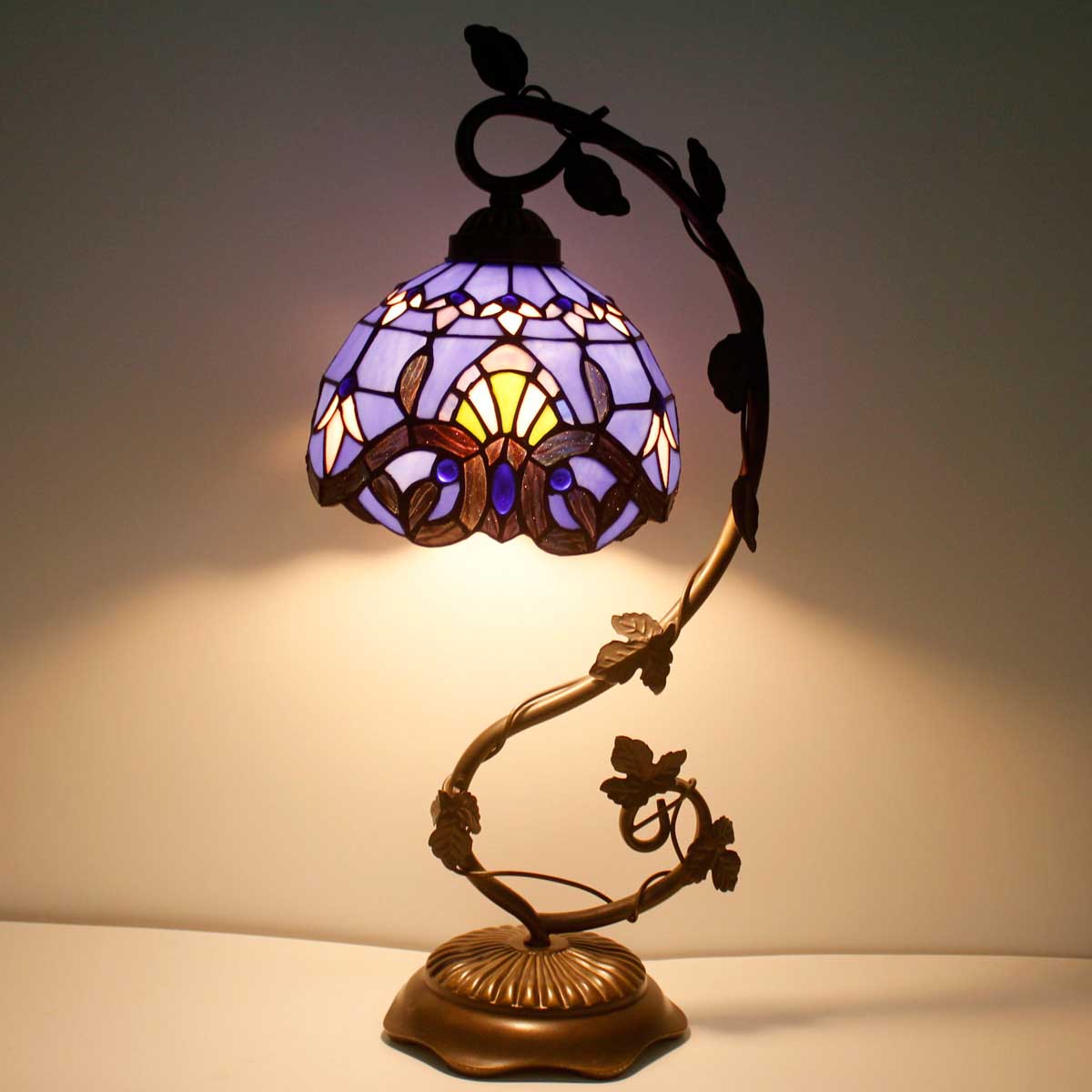 Werfactory® Tiffany Table Lamp 8 Inch Werfactory® Tiffany Table Lamp 8 Inch