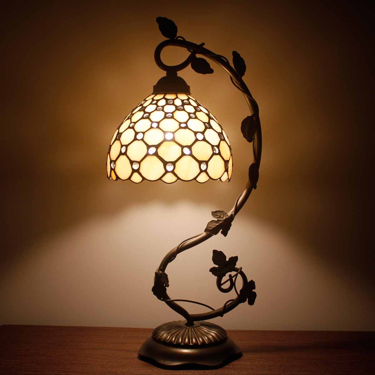 Werfactory® Tiffany Table Lamp 8 Inch Werfactory® Tiffany Table Lamp 8 Inch