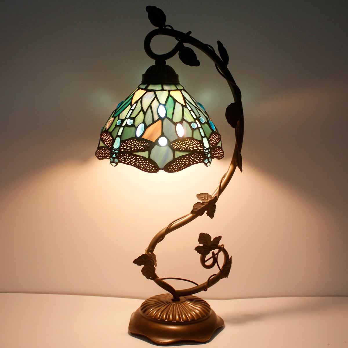 Werfactory® Tiffany Table Lamp 8 Inch Werfactory® Tiffany Table Lamp 8 Inch