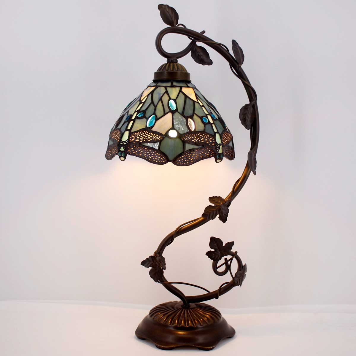 Werfactory® Tiffany Table Lamp 8 Inch Werfactory® Tiffany Table Lamp 8 Inch