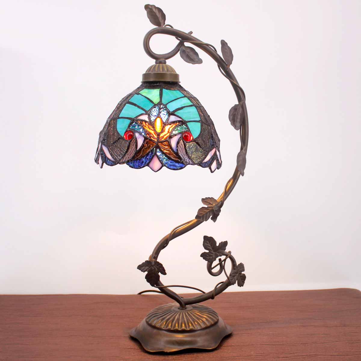 Werfactory® Tiffany Table Lamp 8 Inch Werfactory® Tiffany Table Lamp 8 Inch