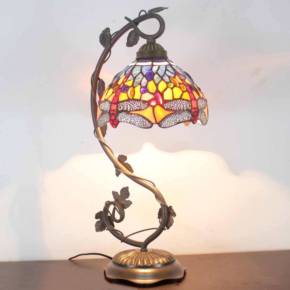 Werfactory® Tiffany Table Lamp 8 Inch Werfactory® Tiffany Table Lamp 8 Inch