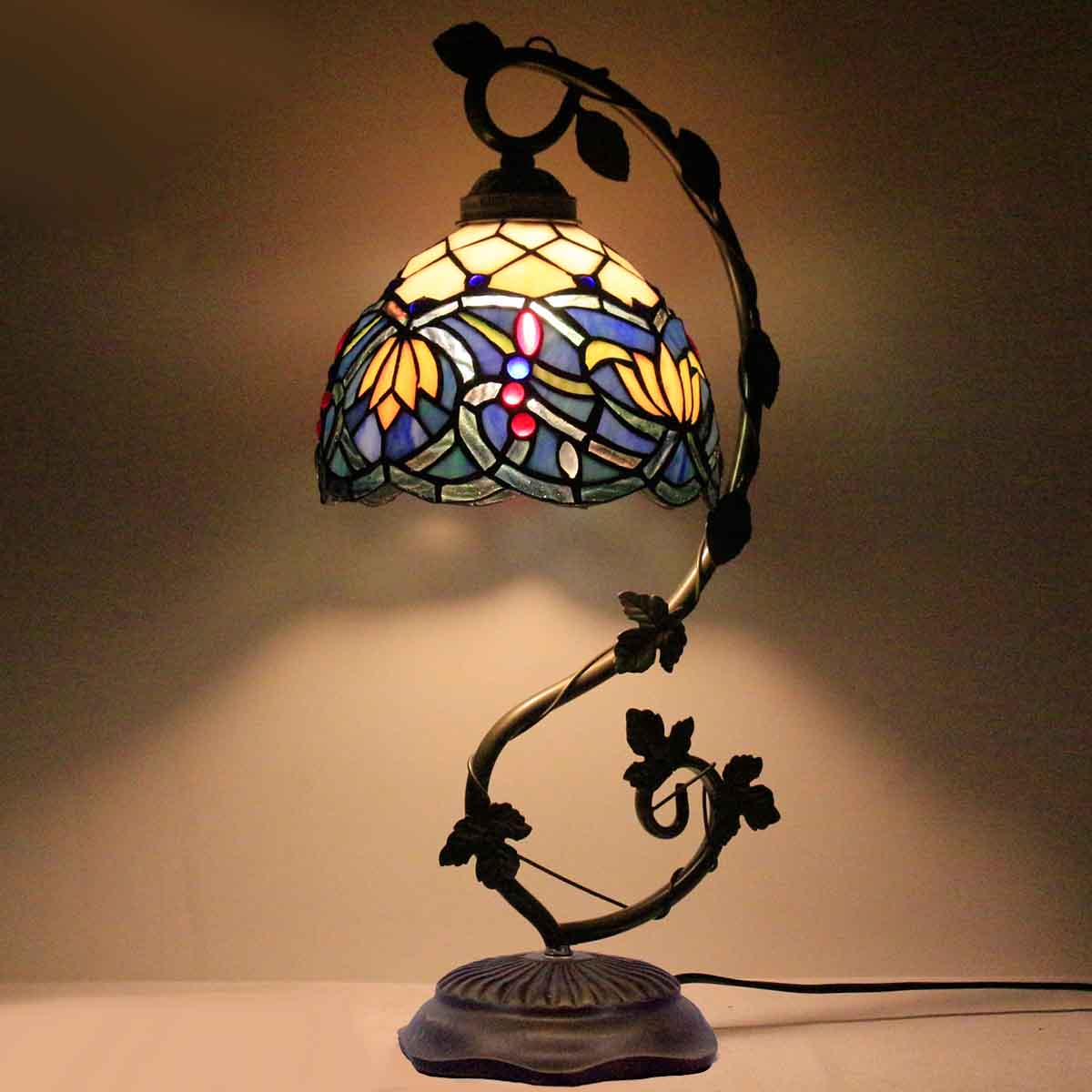 Werfactory® Tiffany Table Lamp 8 Inch Werfactory® Tiffany Table Lamp 8 Inch