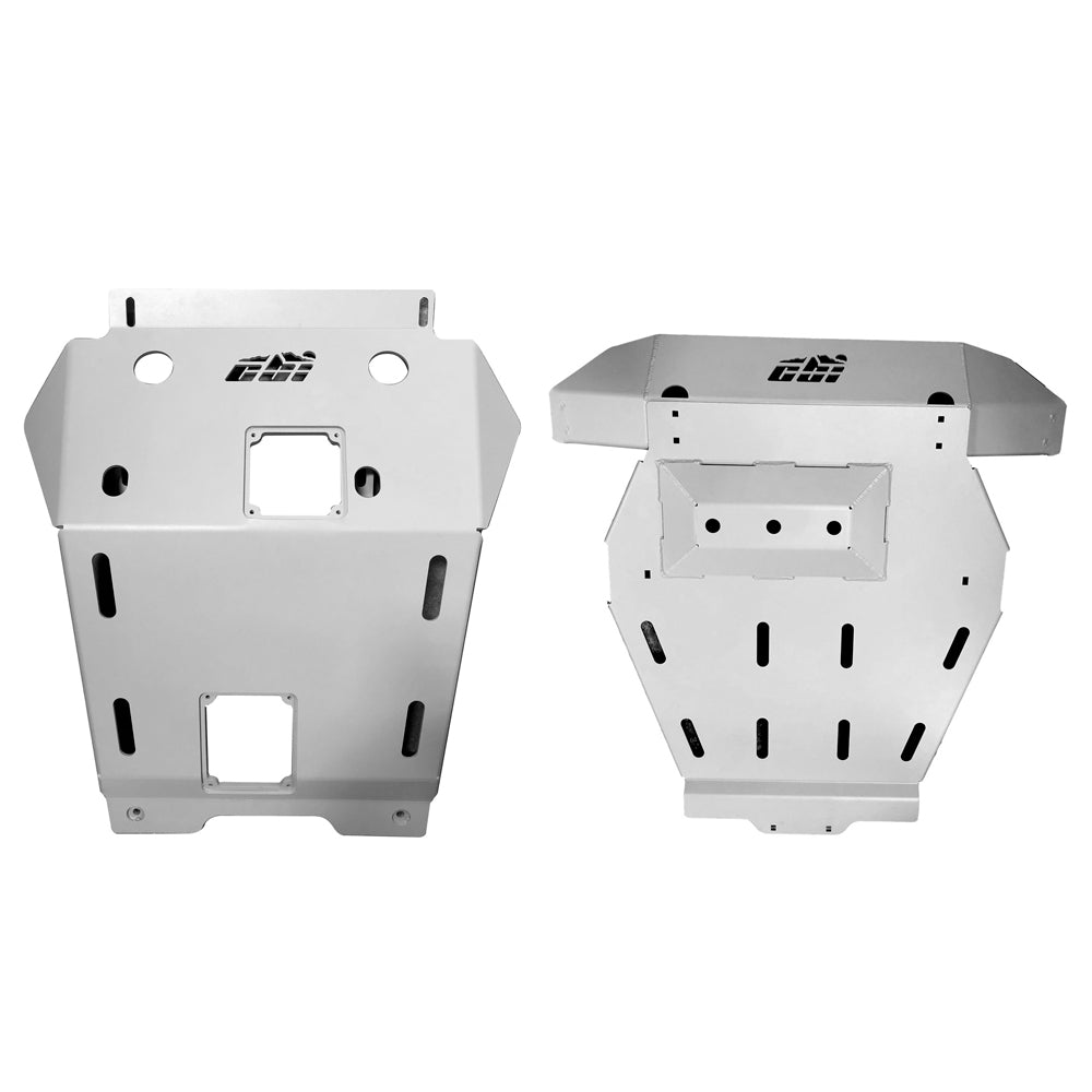 T2/T3 Toyota Tacoma Full Overland Skid Plates 2005+ Aluminum Bare Metal CBI Offroad