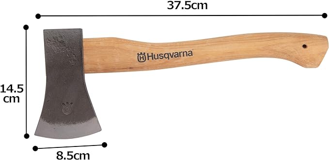 KD Camping Survival Tactical Axe Wooden Handle Hatchet