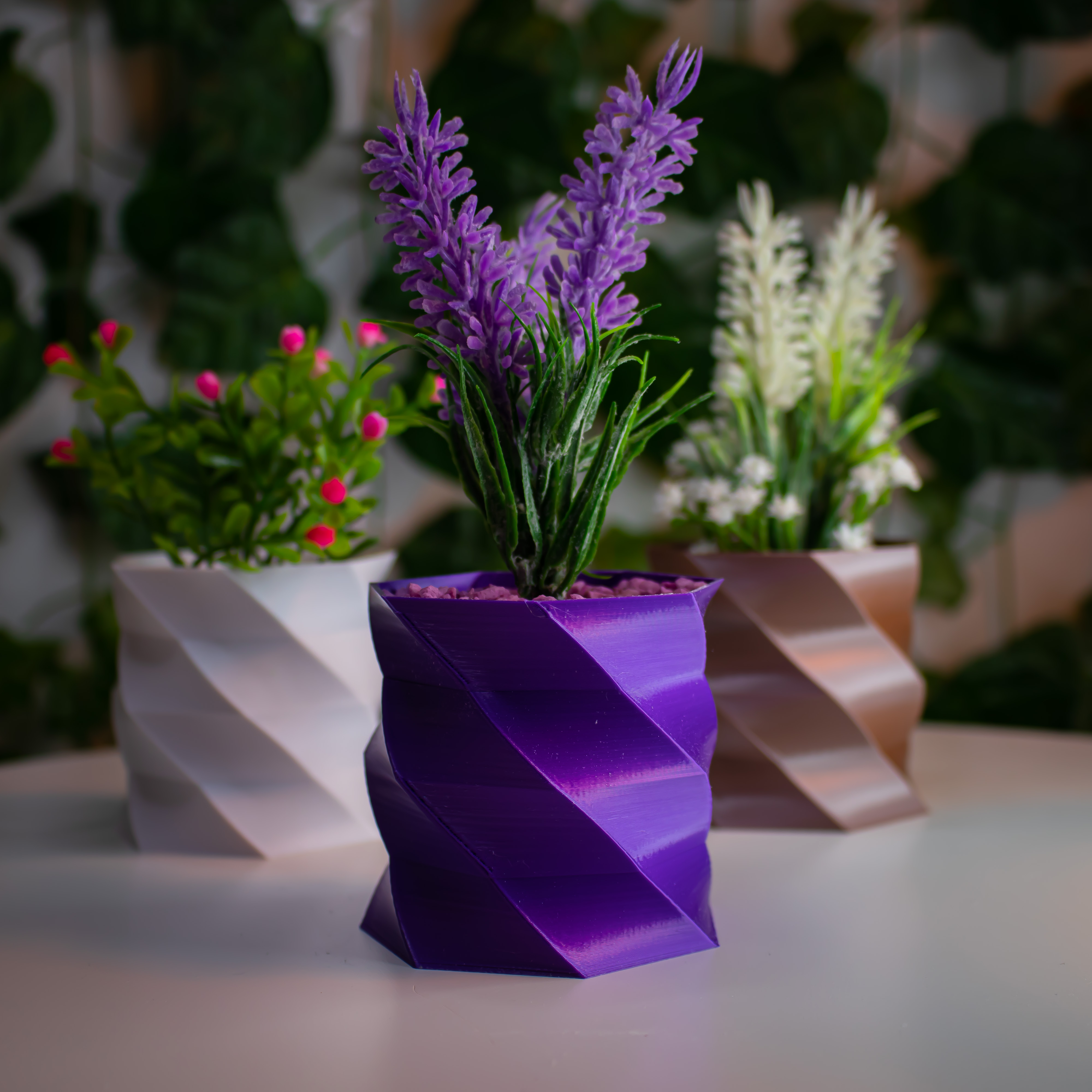 Low Poly Spiral Vase