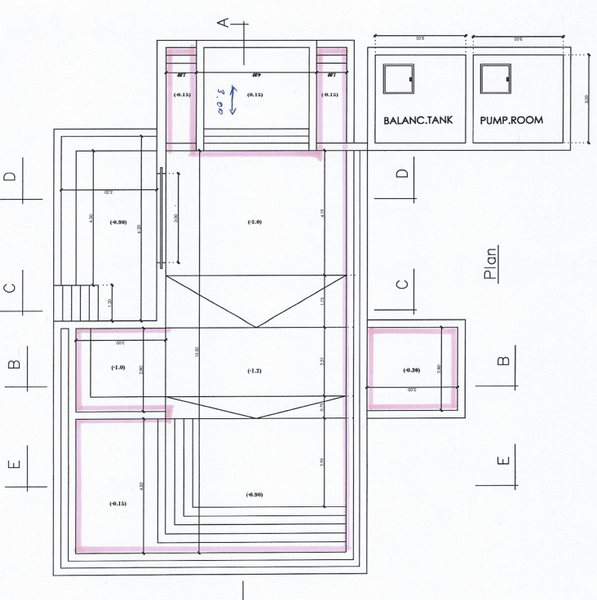 Alaa's pool project drawing