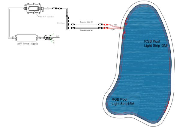 riverview pool light diagram