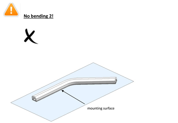 Second No Bending of Pool Light Strip