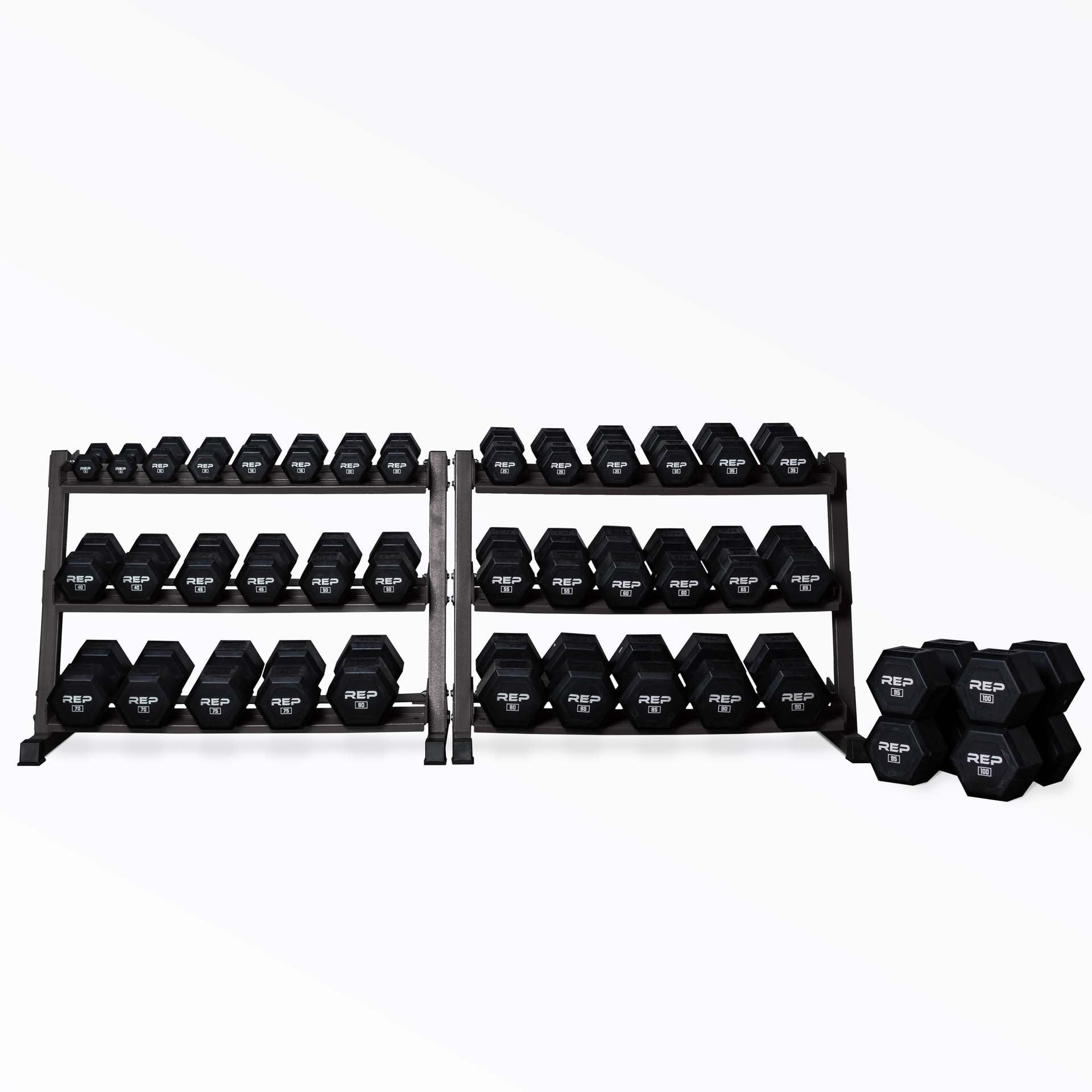 Rubber Coated Dumbbell Sets